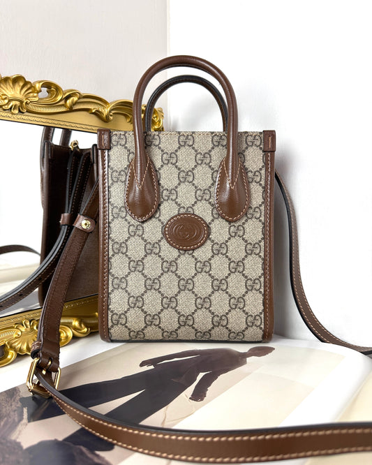 Gucci Interlocking G Mini Tote Bag - View 1