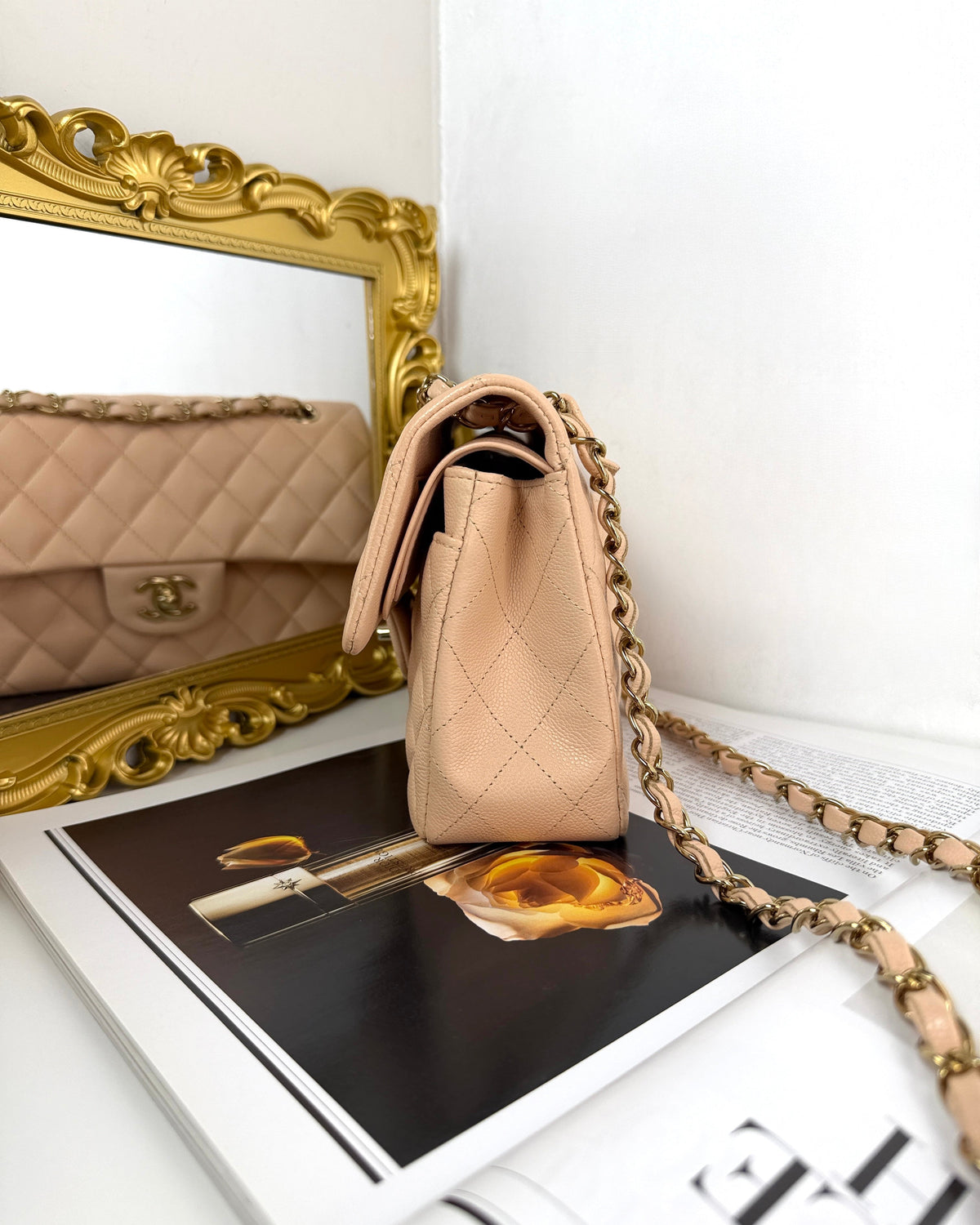 Chanel Classic Flap Bag - Beige Clair - View 3