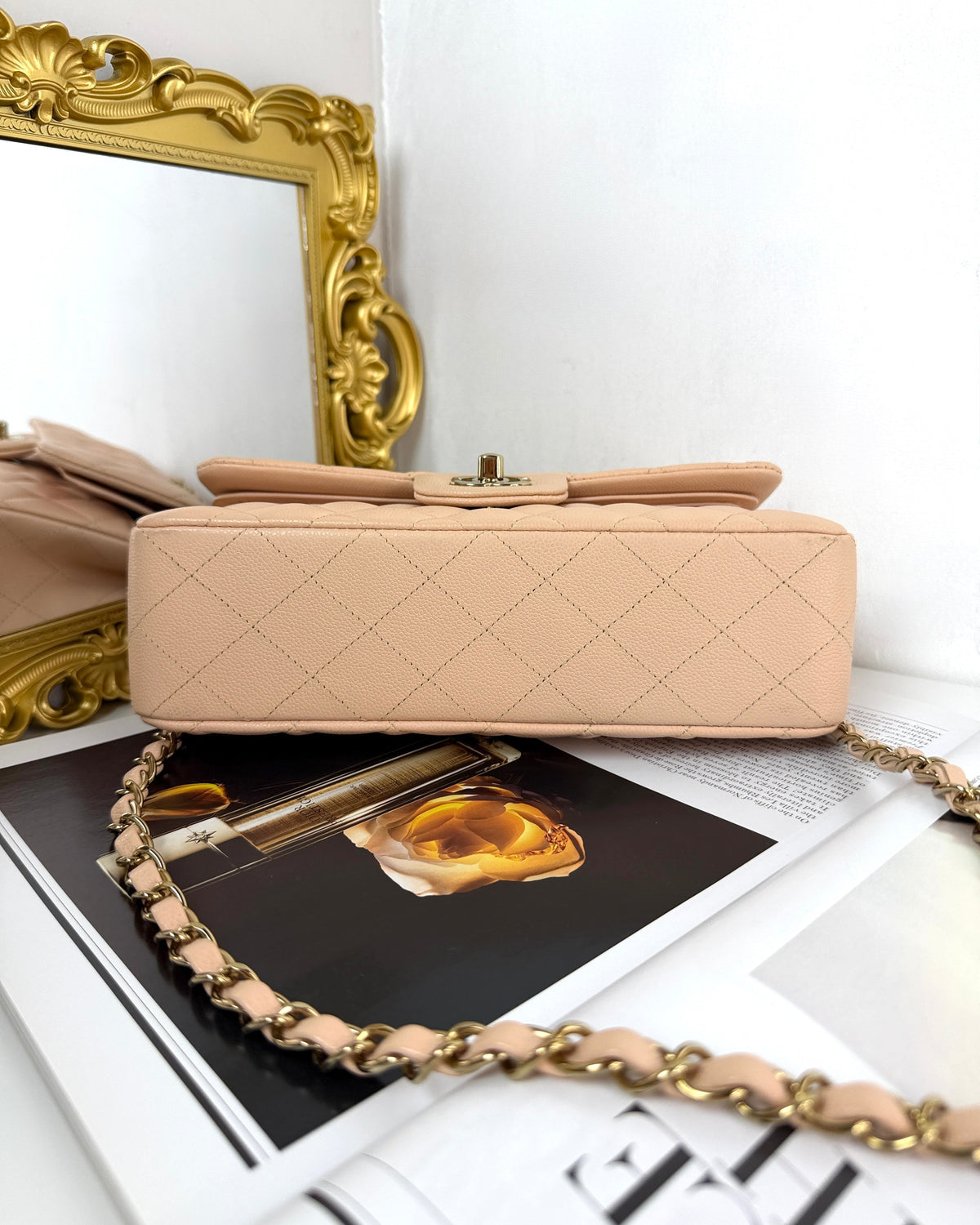 Chanel Classic Flap Bag - Beige Clair - View 5