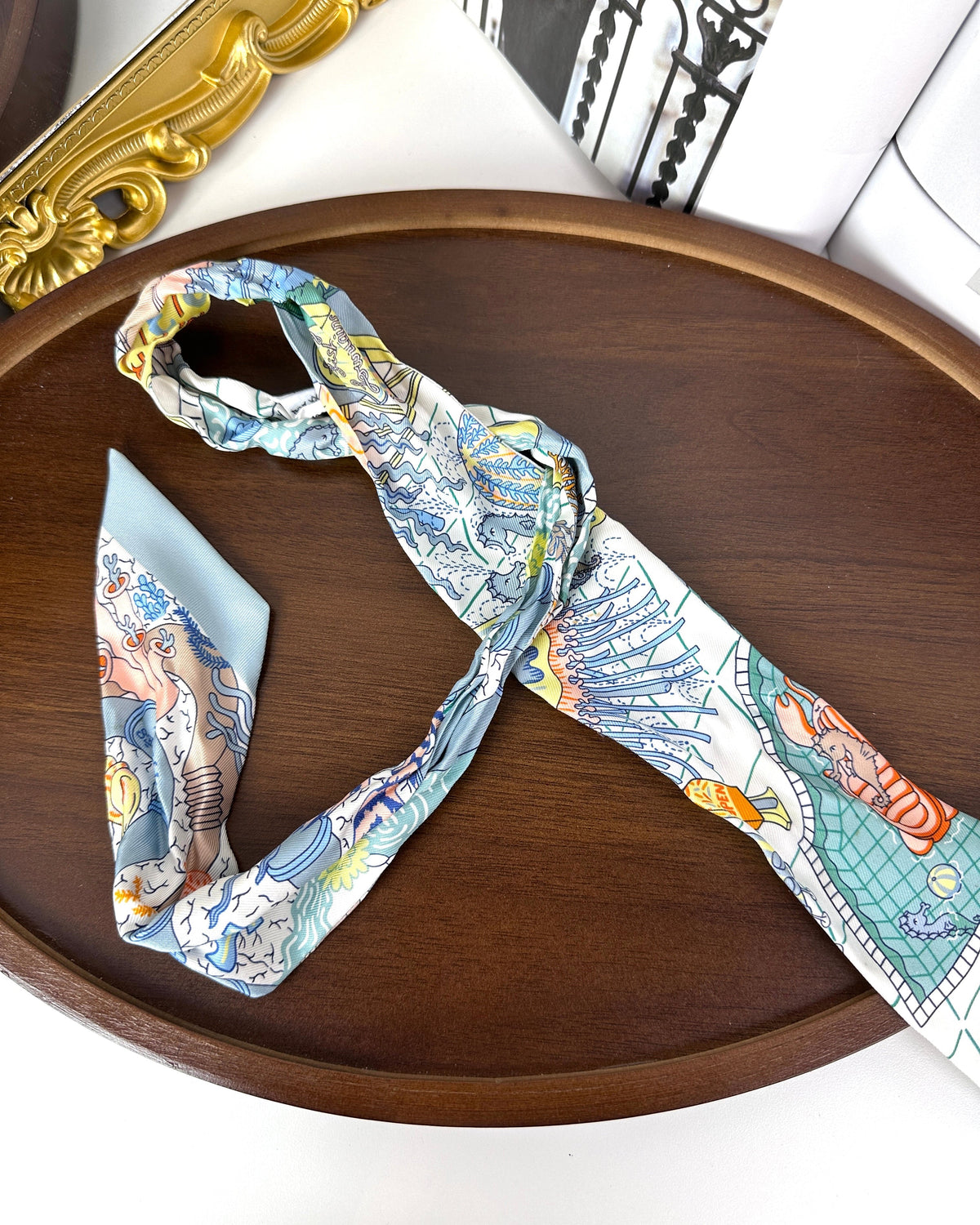Hermès Parade en Fanfare Twilly - Multi-Colour - View 1