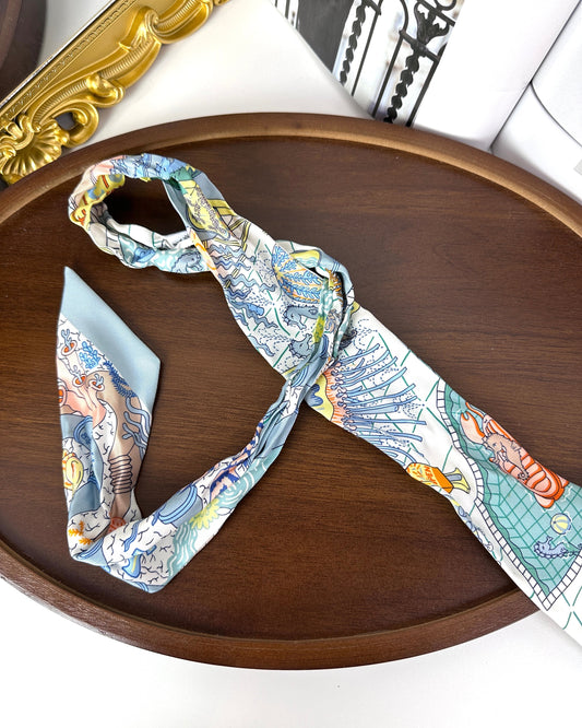Hermès Parade en Fanfare Twilly - Multi-Colour - View 1