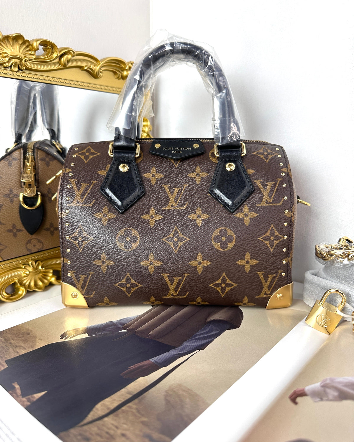 Louis Vuitton Speedy Trunk 20 - Monogram, Black - View 1