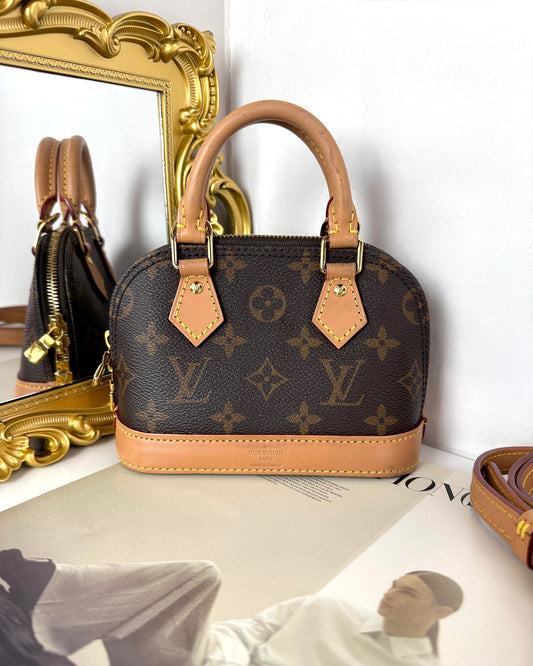 Louis Vuitton Nano Alma Bag - Monogram Brown - View 1