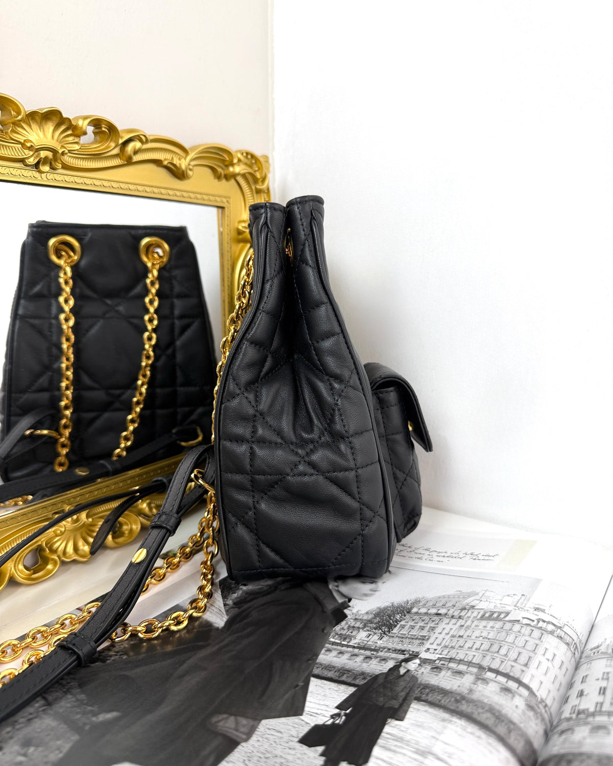 Dior Caro Multicarry Bag - Black - View 3