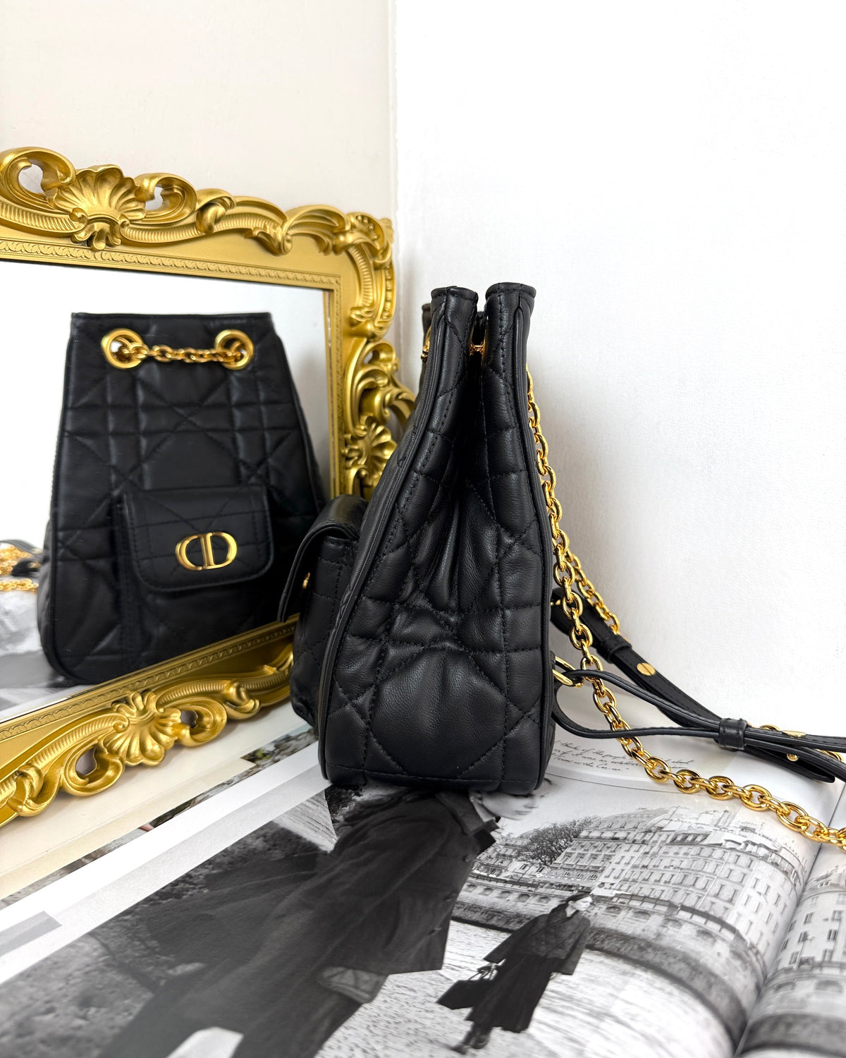 Dior Caro Multicarry Bag - Black - View 4