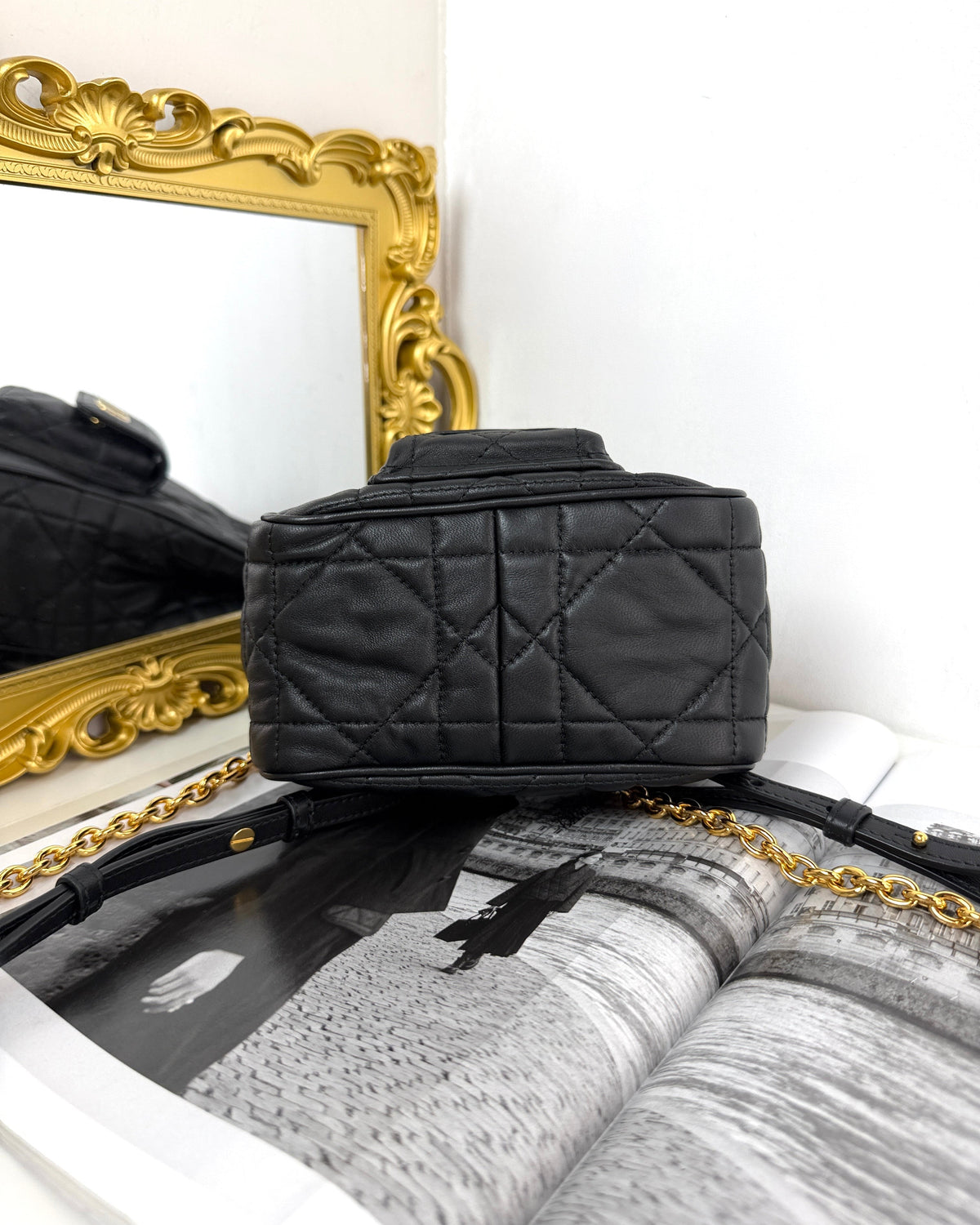 Dior Caro Multicarry Bag - Black - View 5
