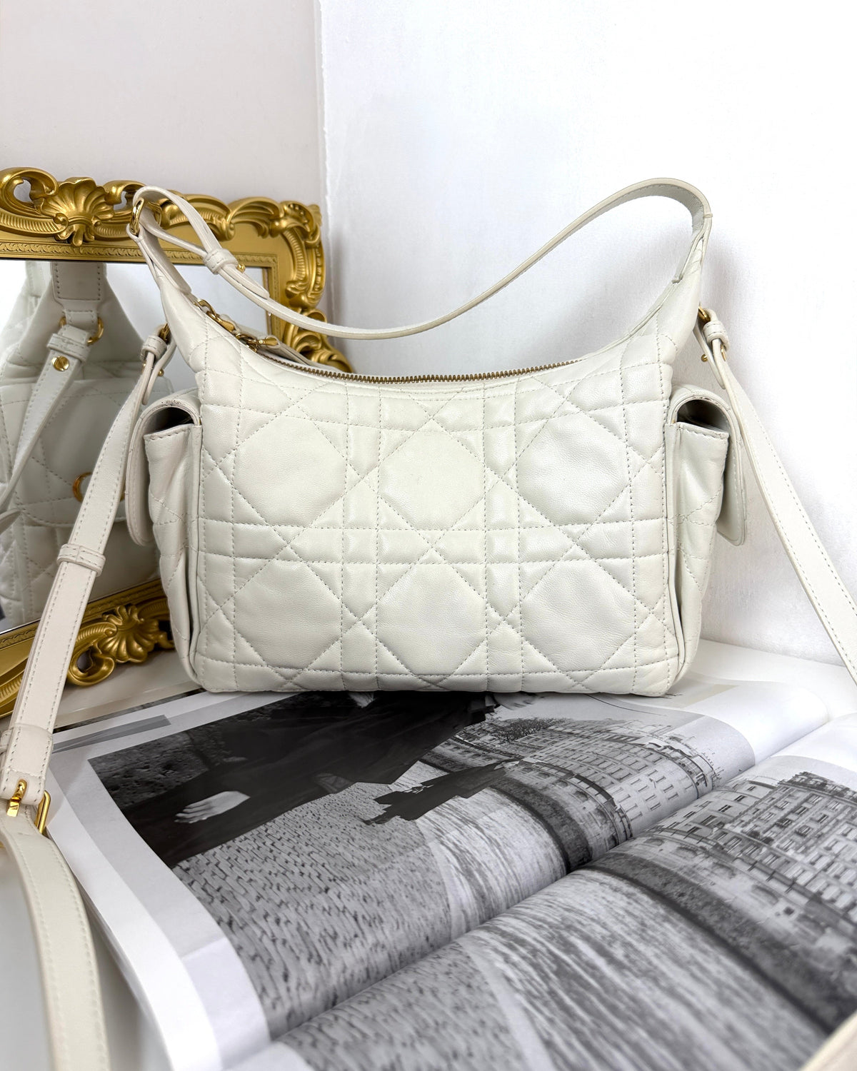 Dior D-Dream Bag - Latte White/ Off-White - View 2