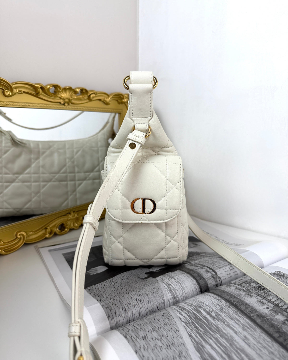 Dior D-Dream Bag - Latte White/ Off-White - View 4