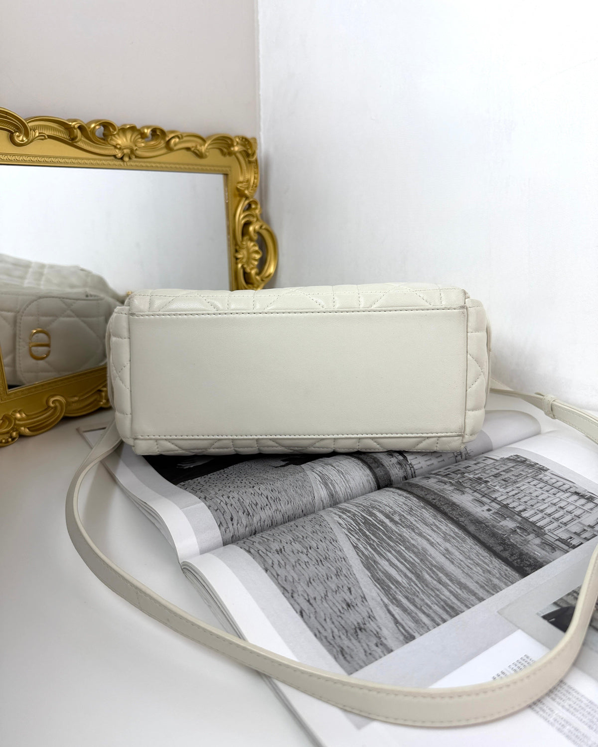 Dior D-Dream Bag - Latte White/ Off-White - View 5