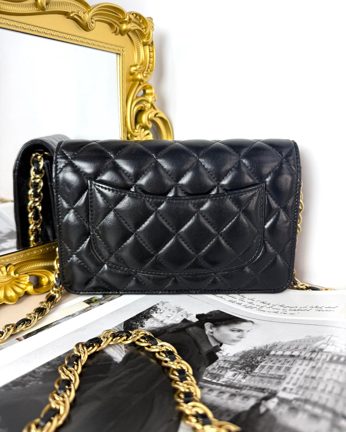 Chanel Wallet on Chain - Black - View 2