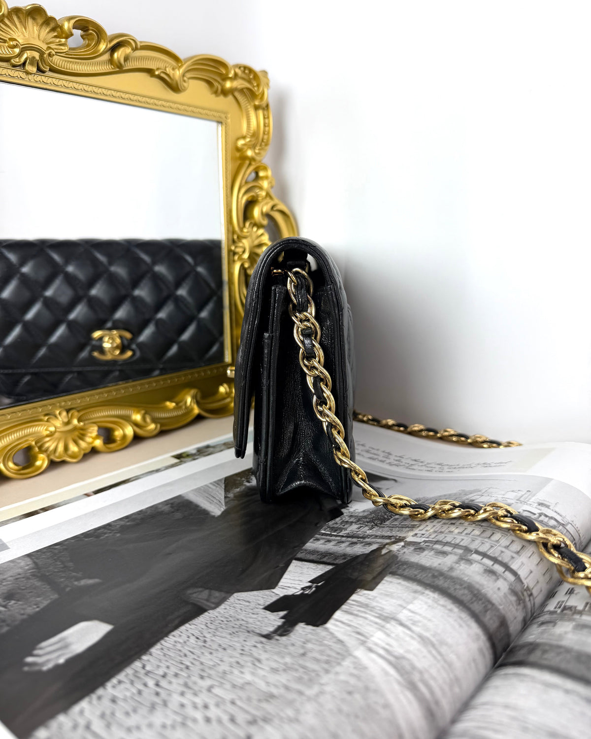 Chanel Wallet on Chain - Black - View 4