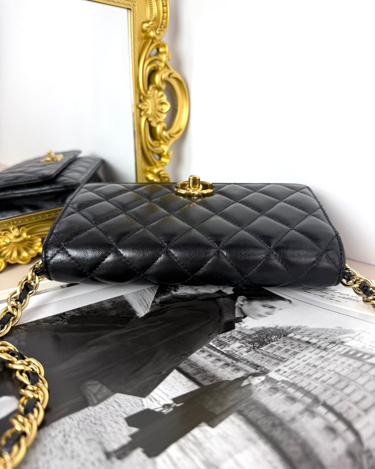 Chanel Wallet on Chain - Black - View 6