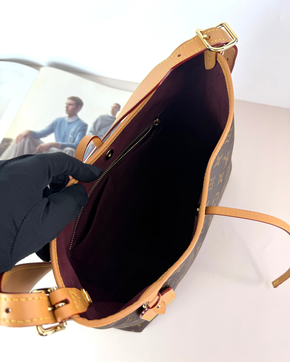 Louis Vuitton CarryAll PM Bag - Monogram Brown - View 7