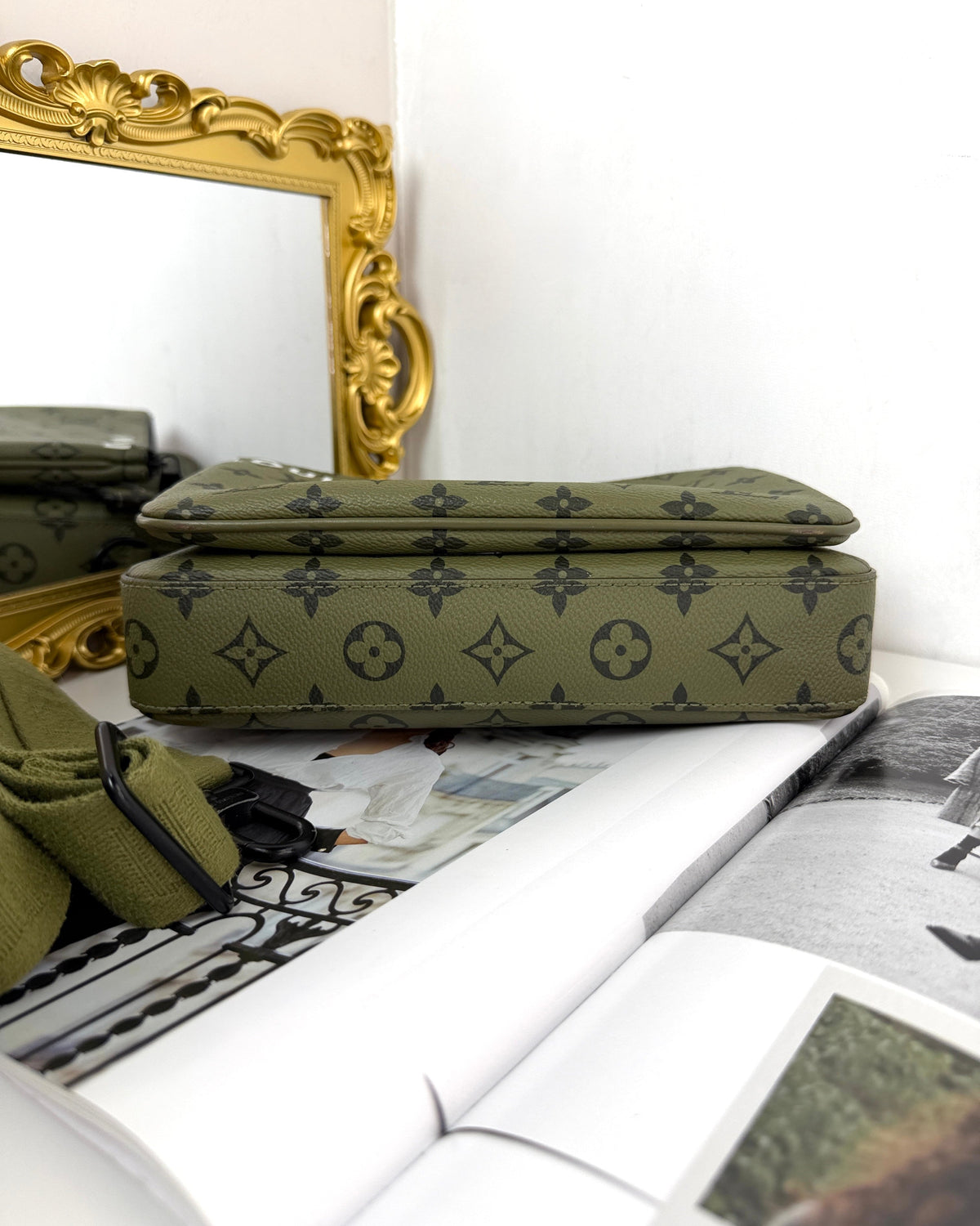 Louis Vuitton Trio Messenger - Khaki Green - View 5