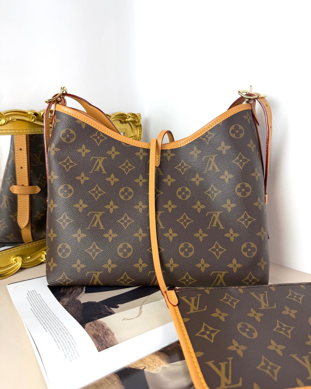 Louis Vuitton CarryAll PM Bag - Monogram Brown - View 2
