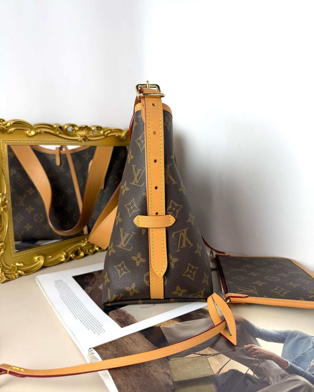 Louis Vuitton CarryAll PM Bag - Monogram Brown - View 4