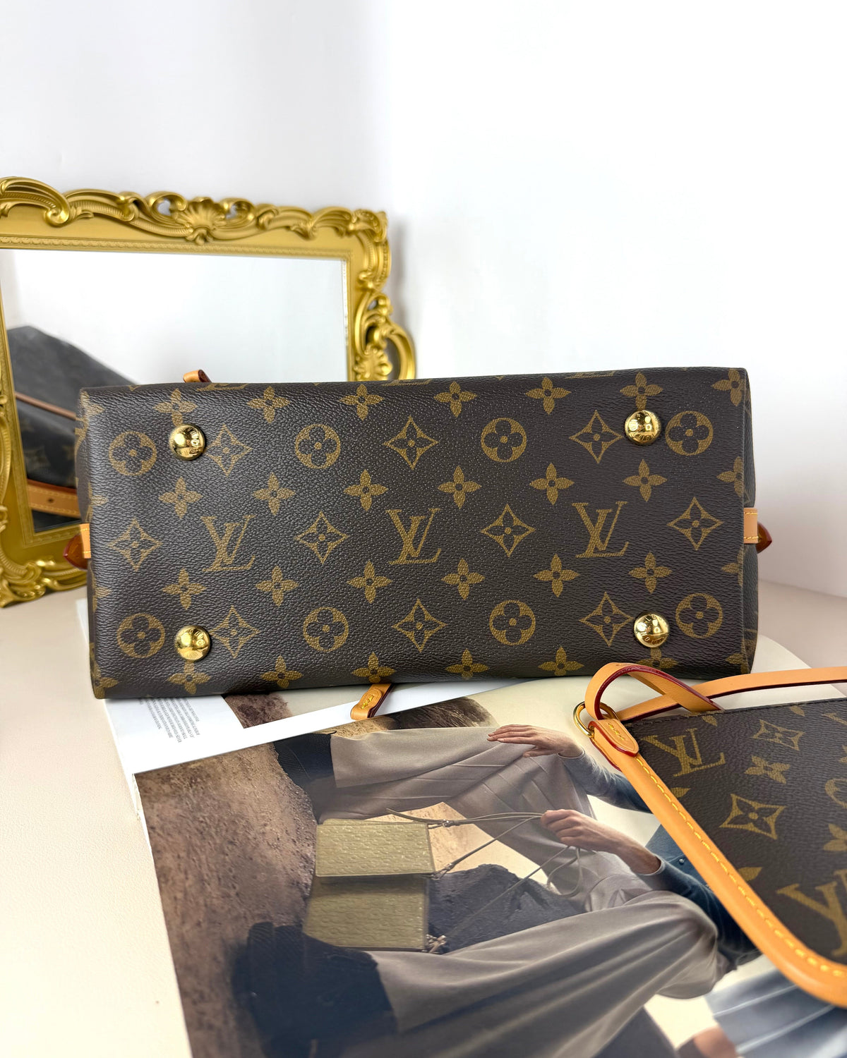 Louis Vuitton CarryAll PM Bag - Monogram Brown - View 5