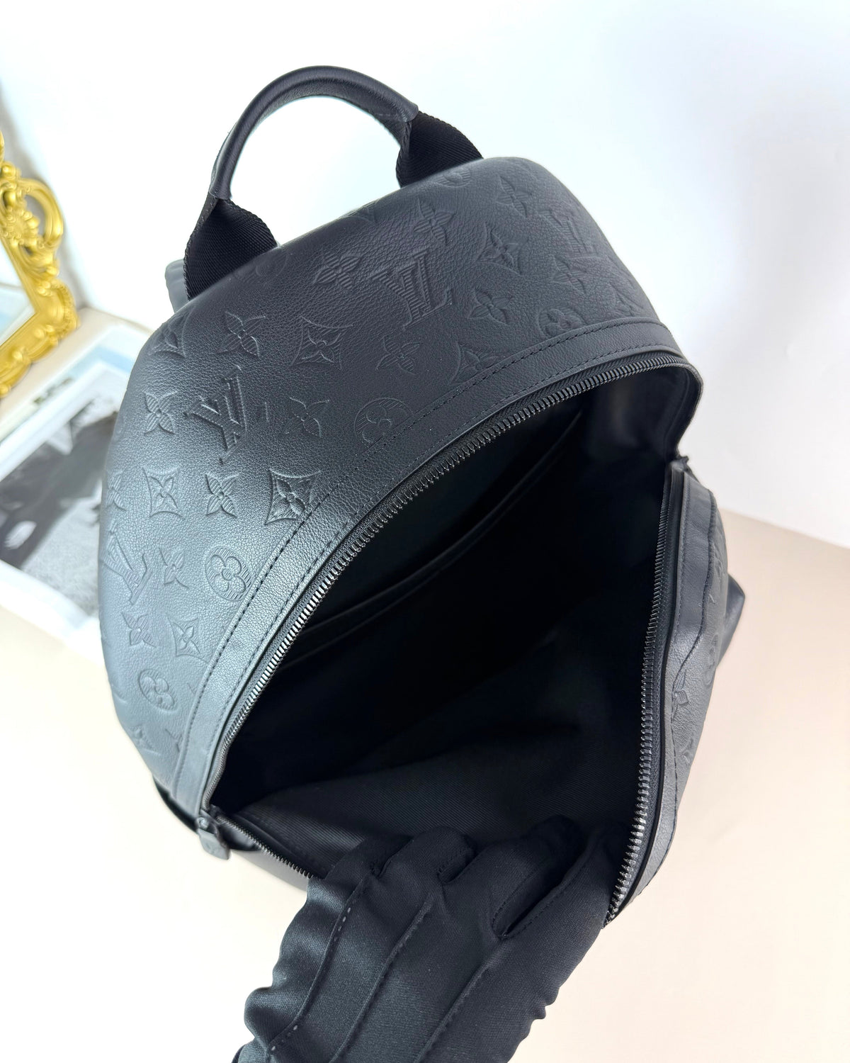 Louis Vuitton Discovery Backpack PM - Monogram Shadow Black - View 7