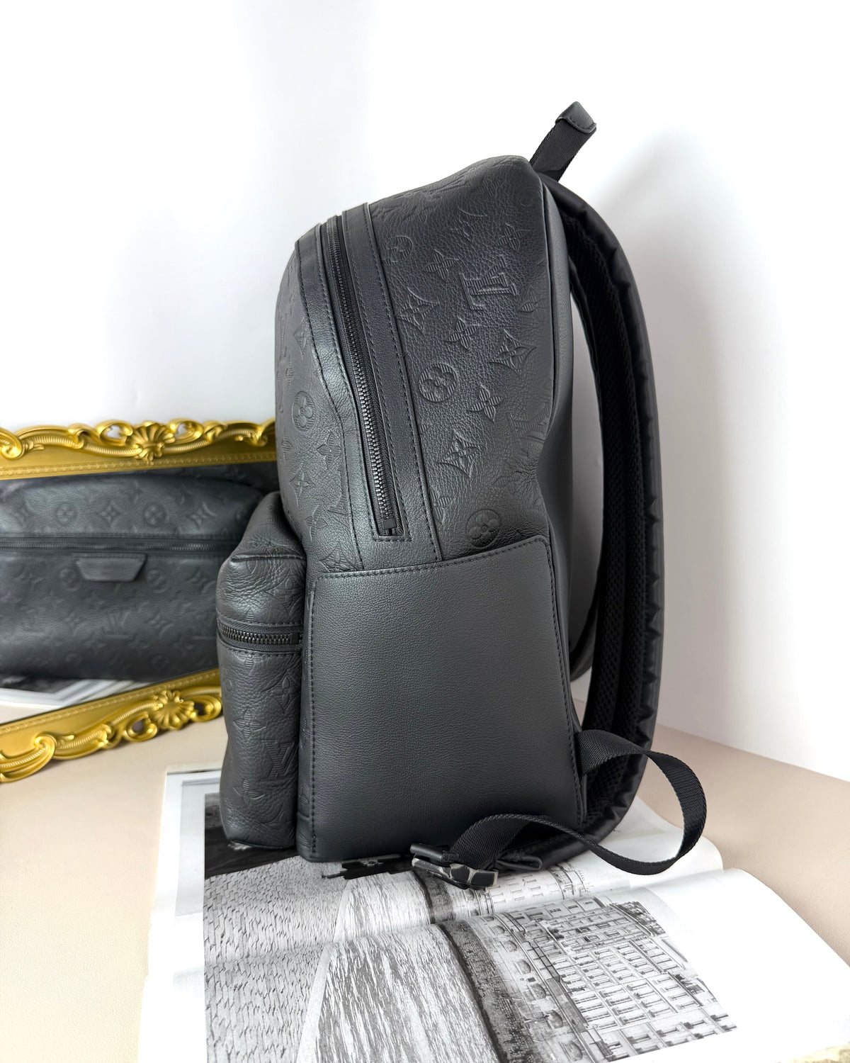 Louis Vuitton Discovery Backpack PM - Monogram Shadow Black - View 4