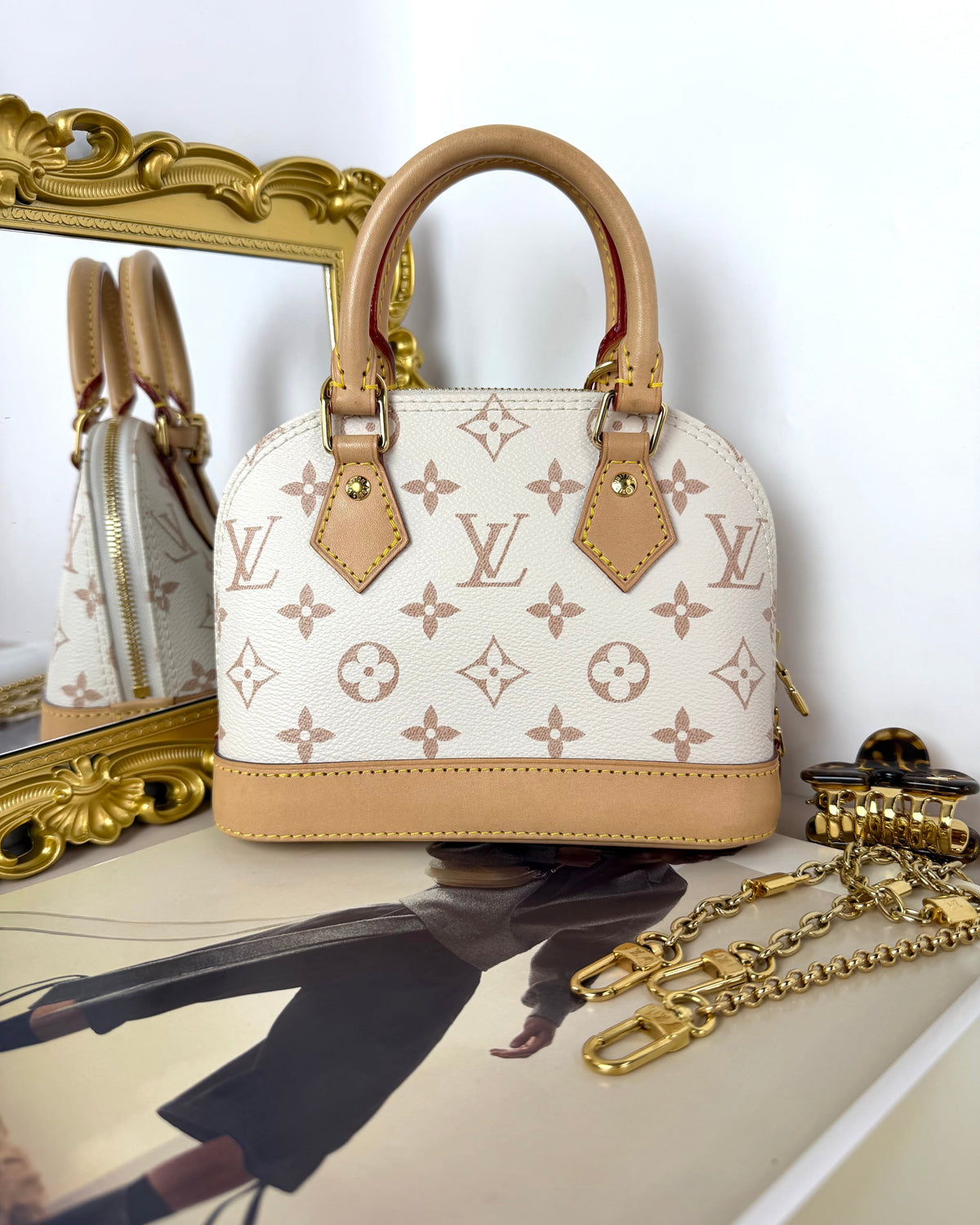 Louis Vuitton Alma Mini LV&I Kit Bag - Monogram Dune - View 2