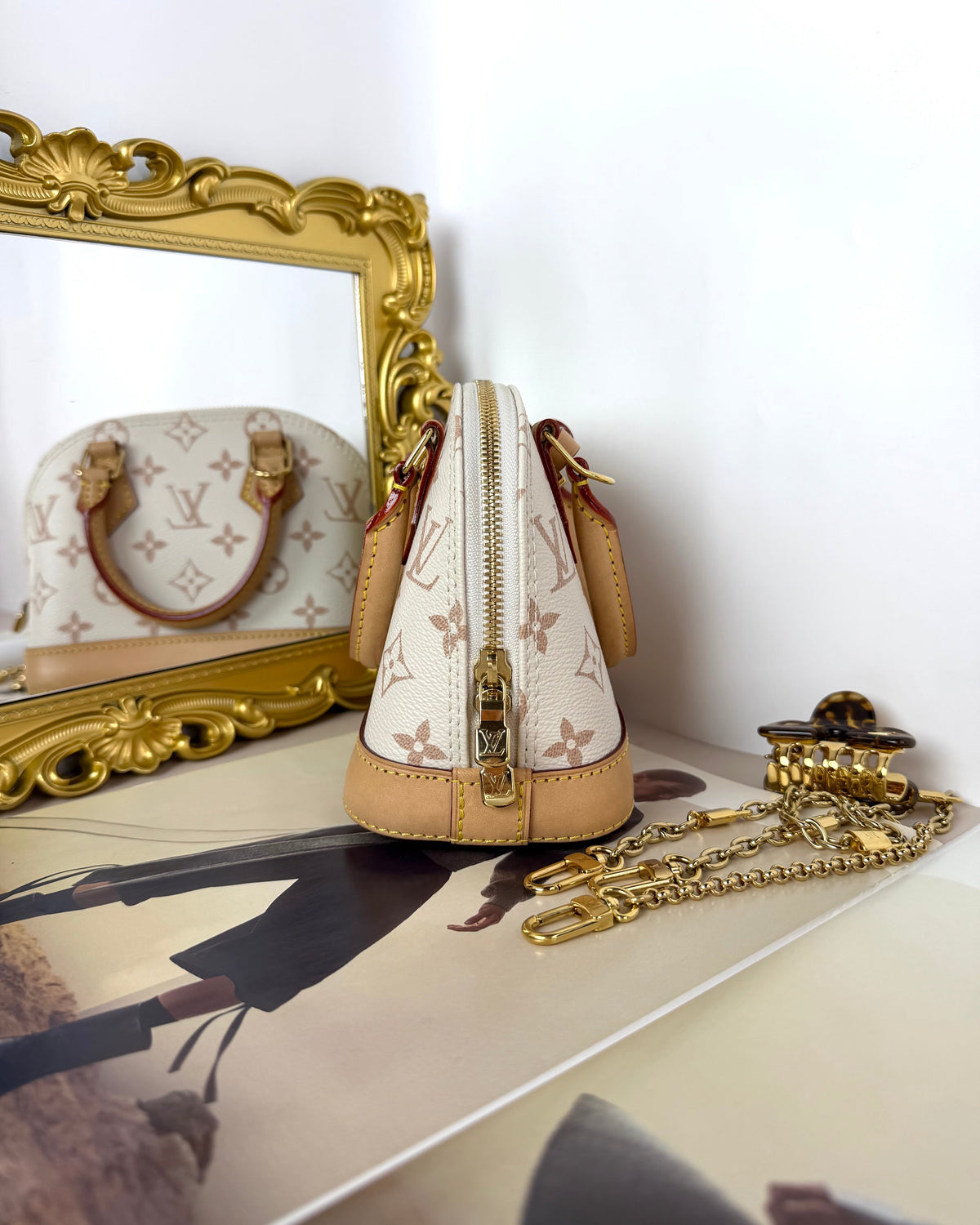 Louis Vuitton Alma Mini LV&I Kit Bag - Monogram Dune - View 4