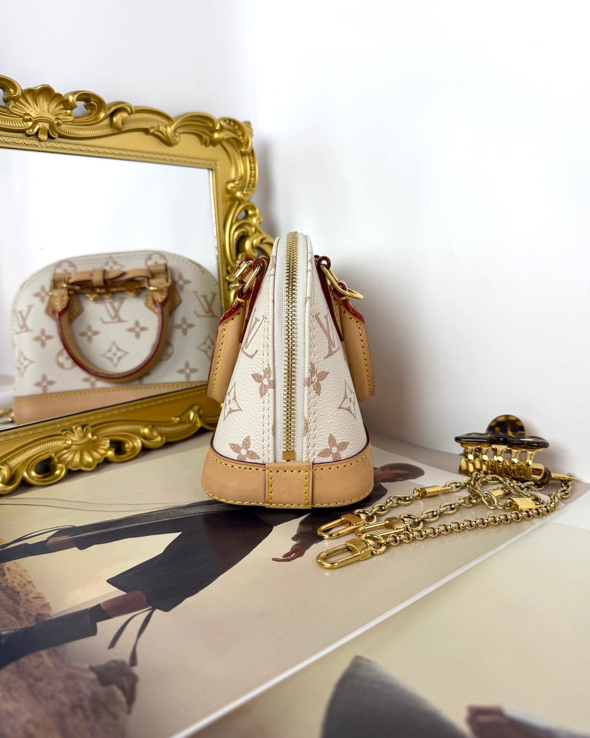 Louis Vuitton Alma Mini LV&I Kit Bag - Monogram Dune - View 3