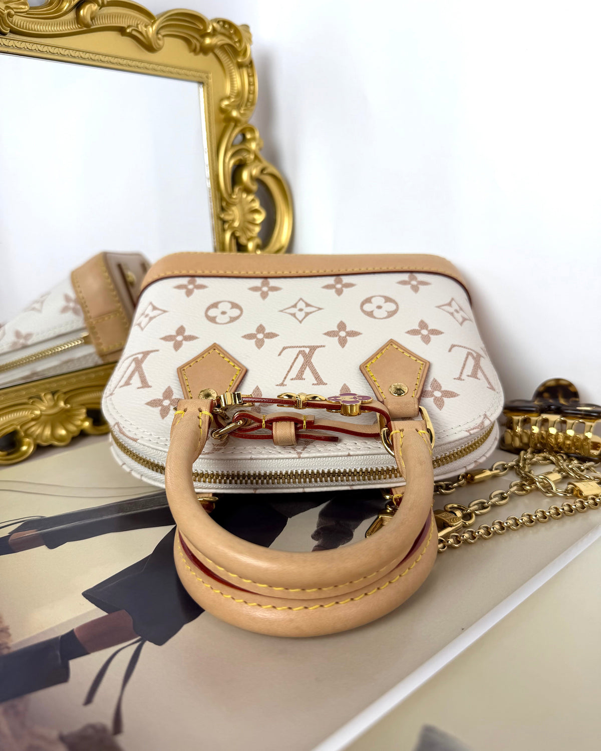 Louis Vuitton Alma Mini LV&I Kit Bag - Monogram Dune - View 6