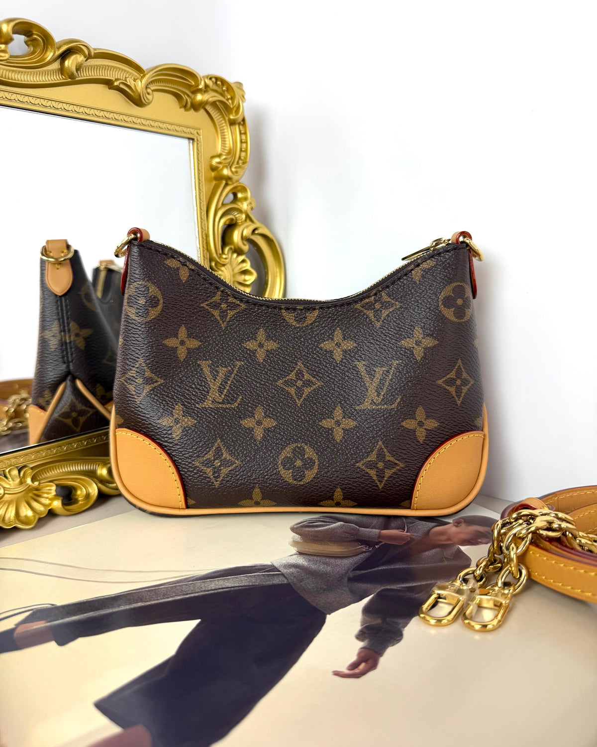 Louis Vuitton Nano Boulogne Bag - Monogram, Natural - View 2
