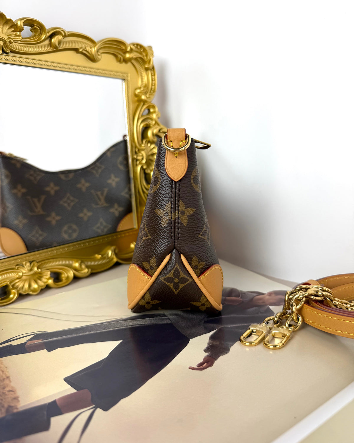 Louis Vuitton Nano Boulogne Bag - Monogram, Natural - View 4