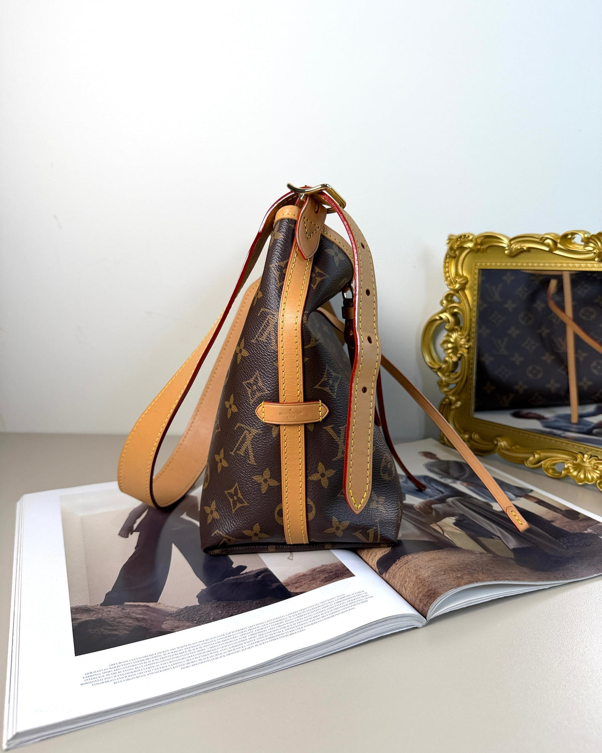 Louis Vuitton CarryAll MM Bag - Brown - View 4