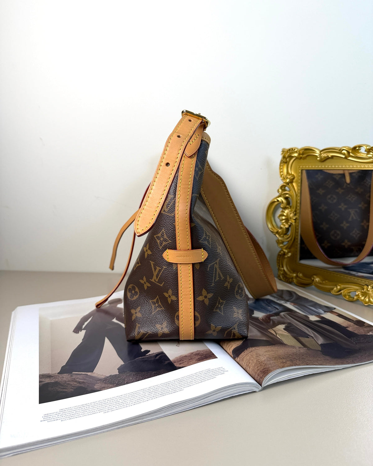 Louis Vuitton CarryAll MM Bag - Brown - View 3