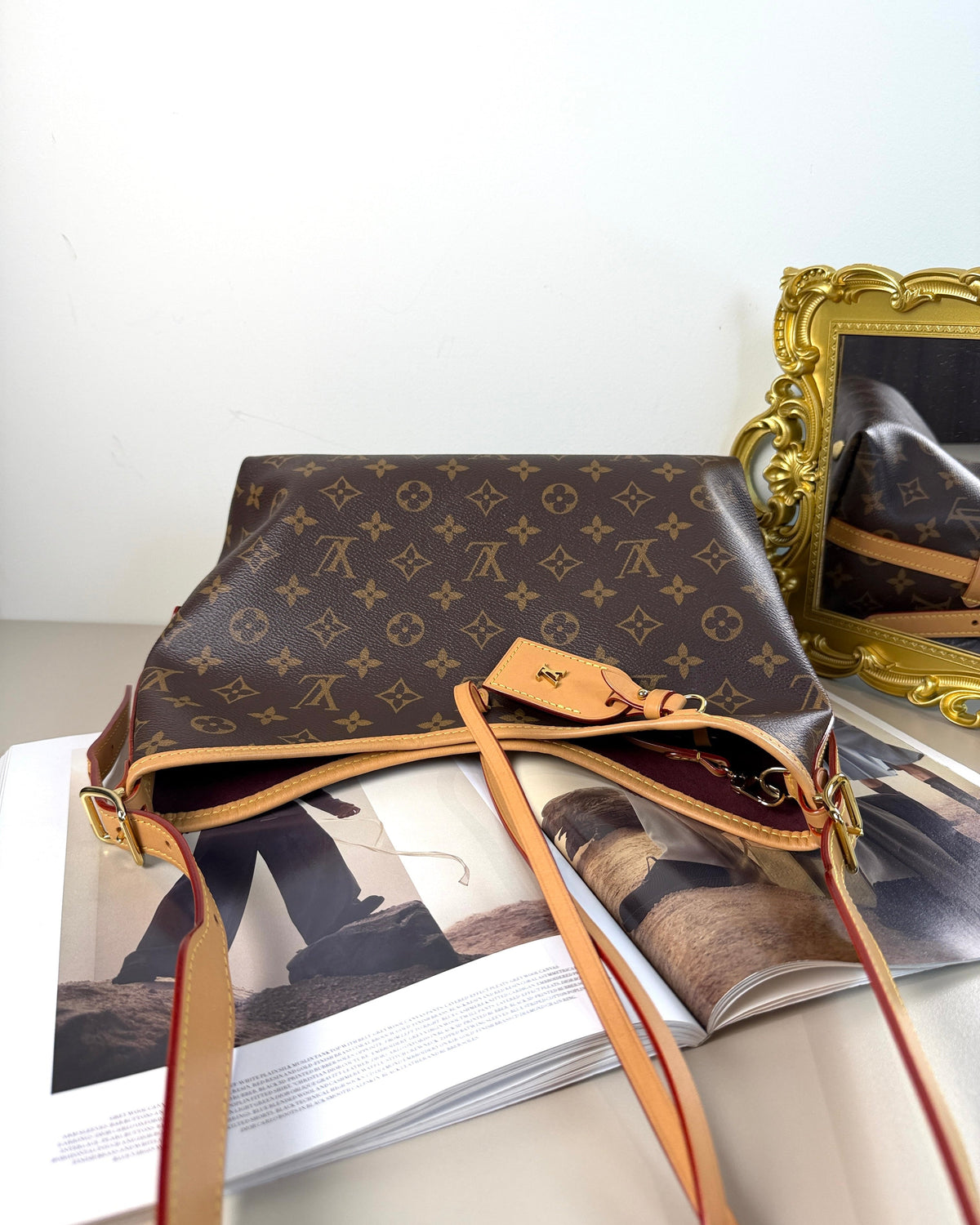 Louis Vuitton CarryAll MM Bag - Brown - View 6