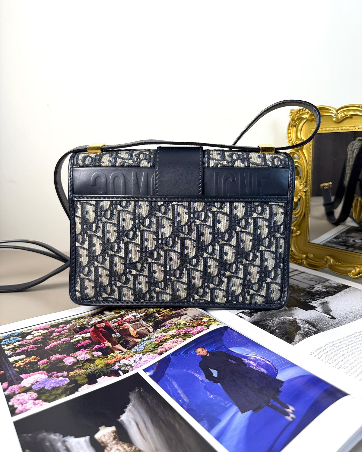 Dior 30 Montaigne Bag - Navy Blue - View 2
