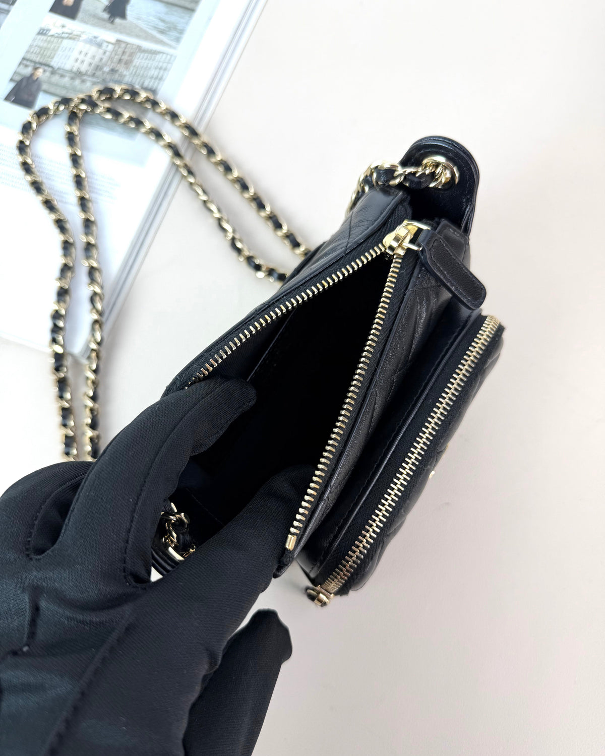 Chanel Mini Camera Bag - Black - View 7