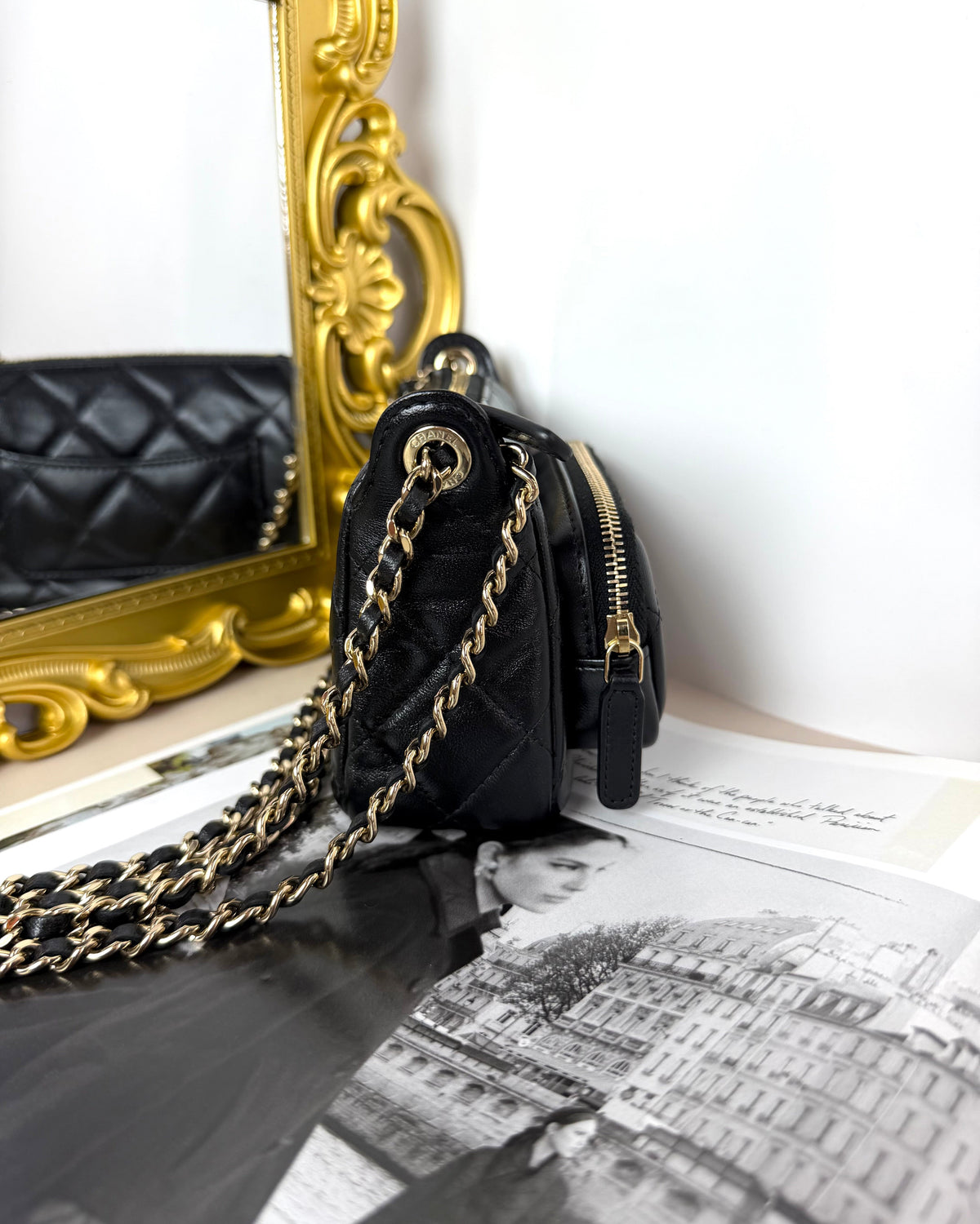 Chanel Mini Camera Bag - Black - View 3