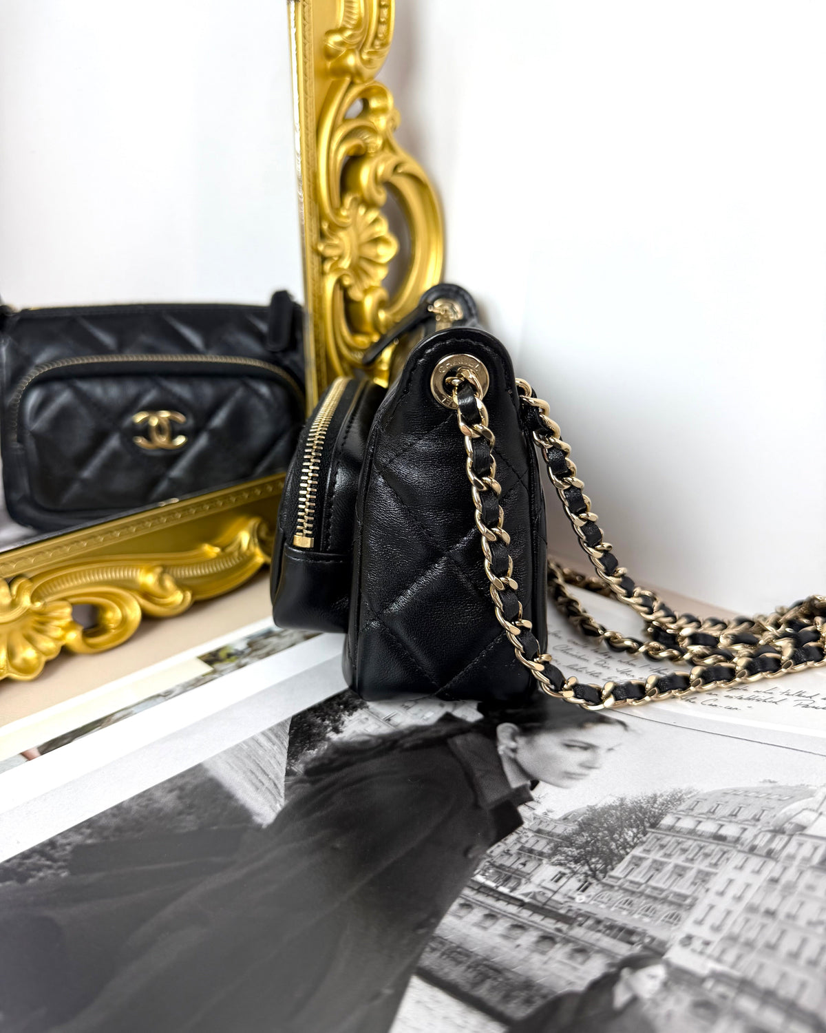 Chanel Mini Camera Bag - Black - View 4