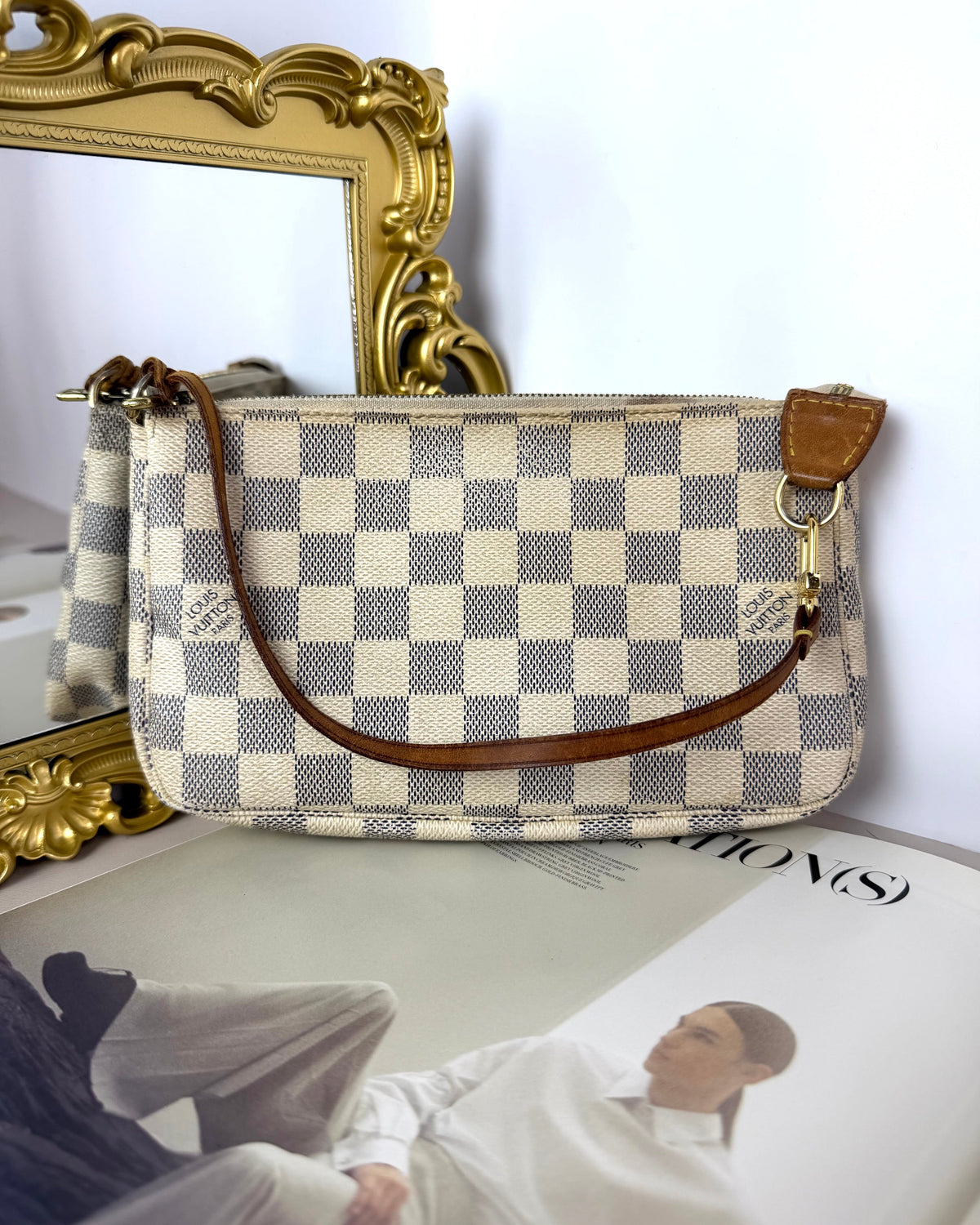 Louis Vuitton Pochette Accessoires - Damier Azur - View 2