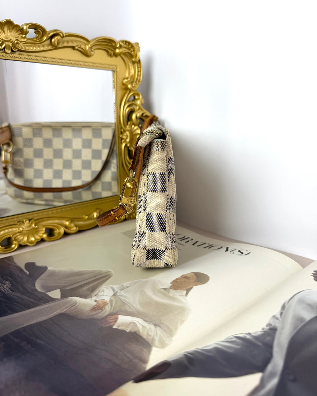 Louis Vuitton Pochette Accessoires - Damier Azur - View 4