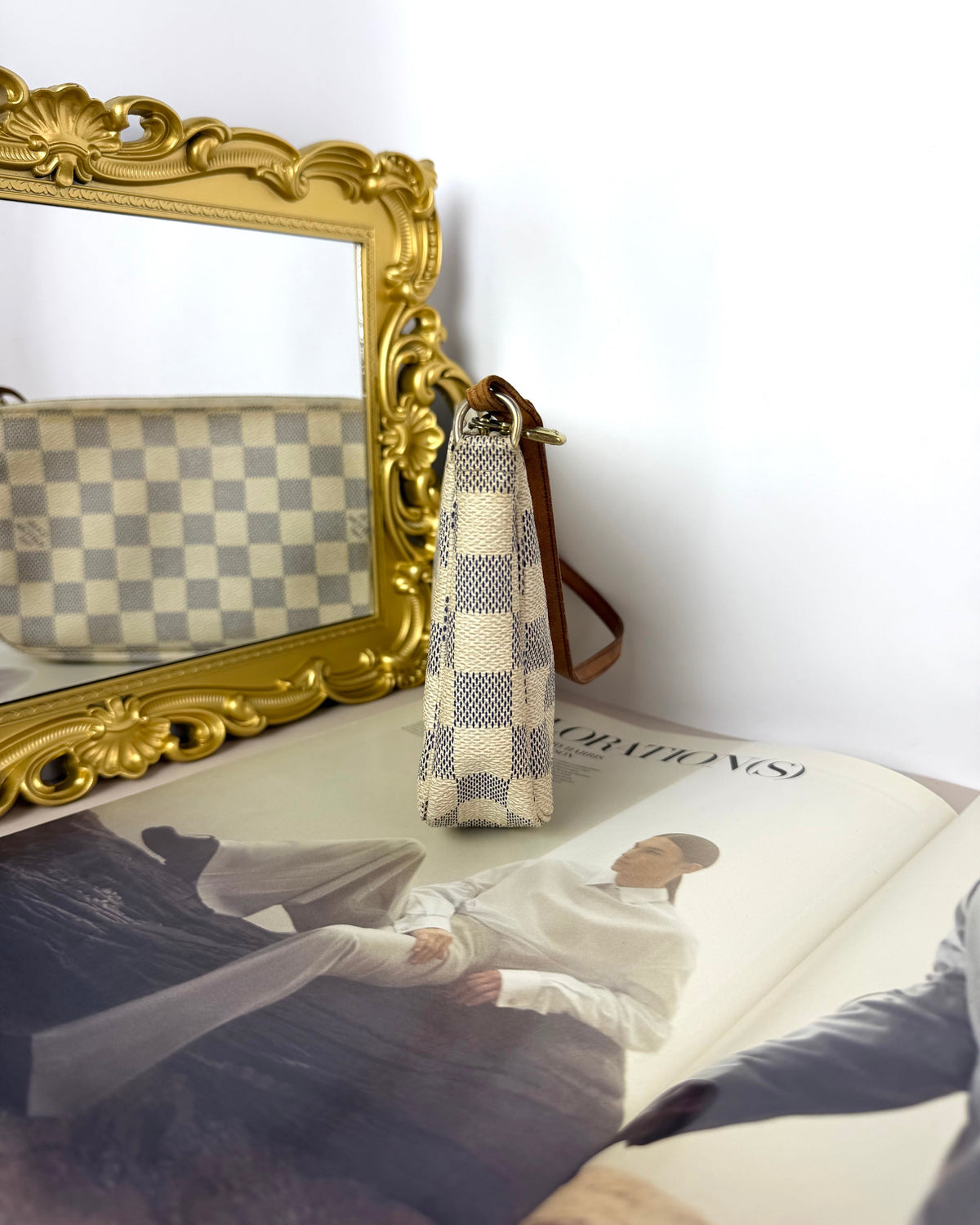 Louis Vuitton Pochette Accessoires - Damier Azur - View 3