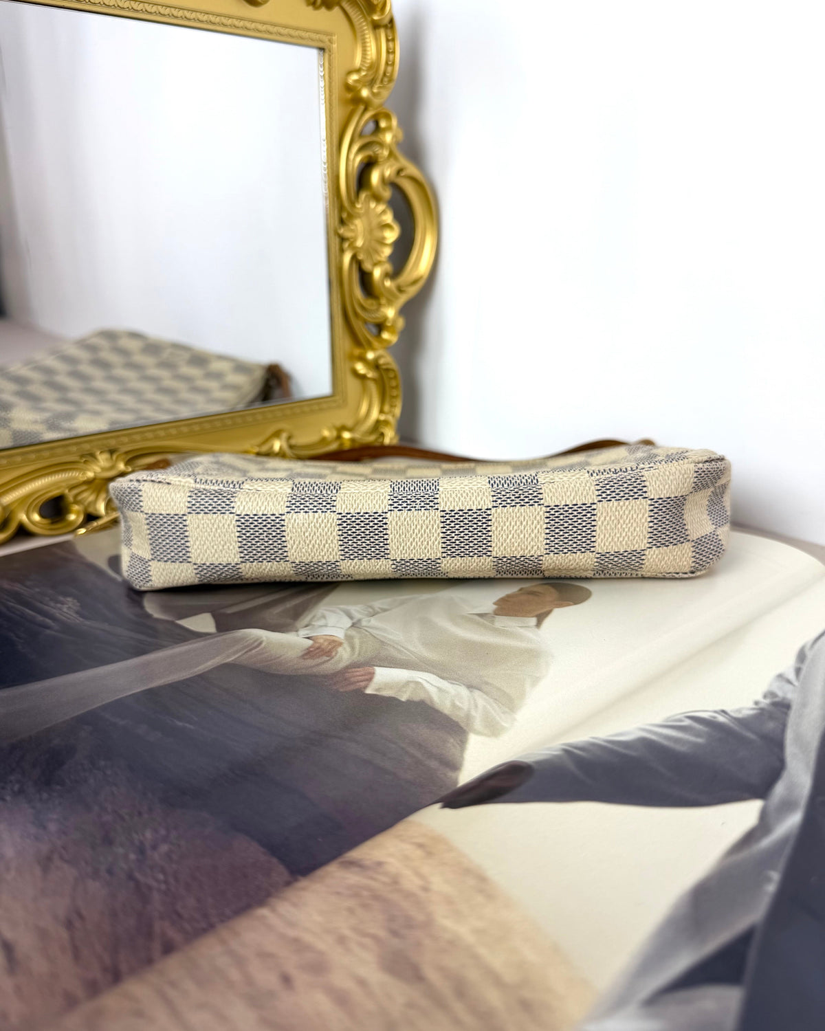 Louis Vuitton Pochette Accessoires - Damier Azur - View 5