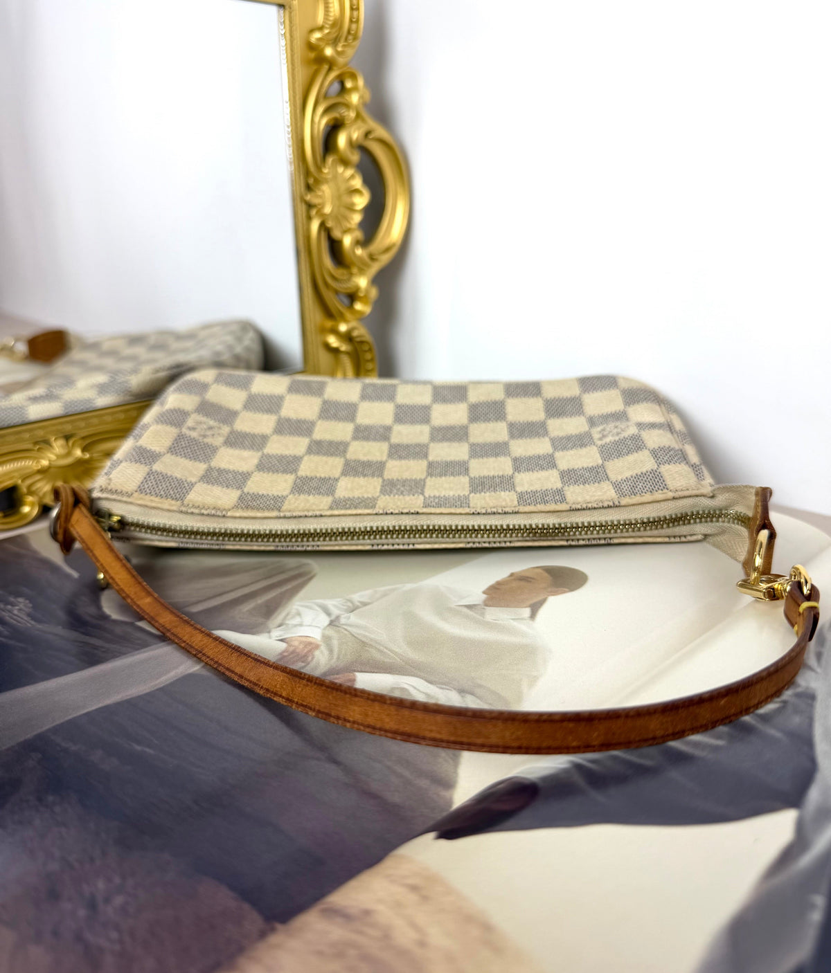 Louis Vuitton Pochette Accessoires - Damier Azur - View 6
