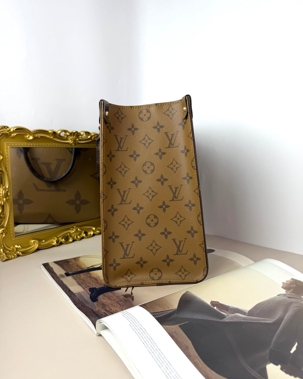 Louis Vuitton OnTheGo MM Bag - Monogram Reverse - View 4