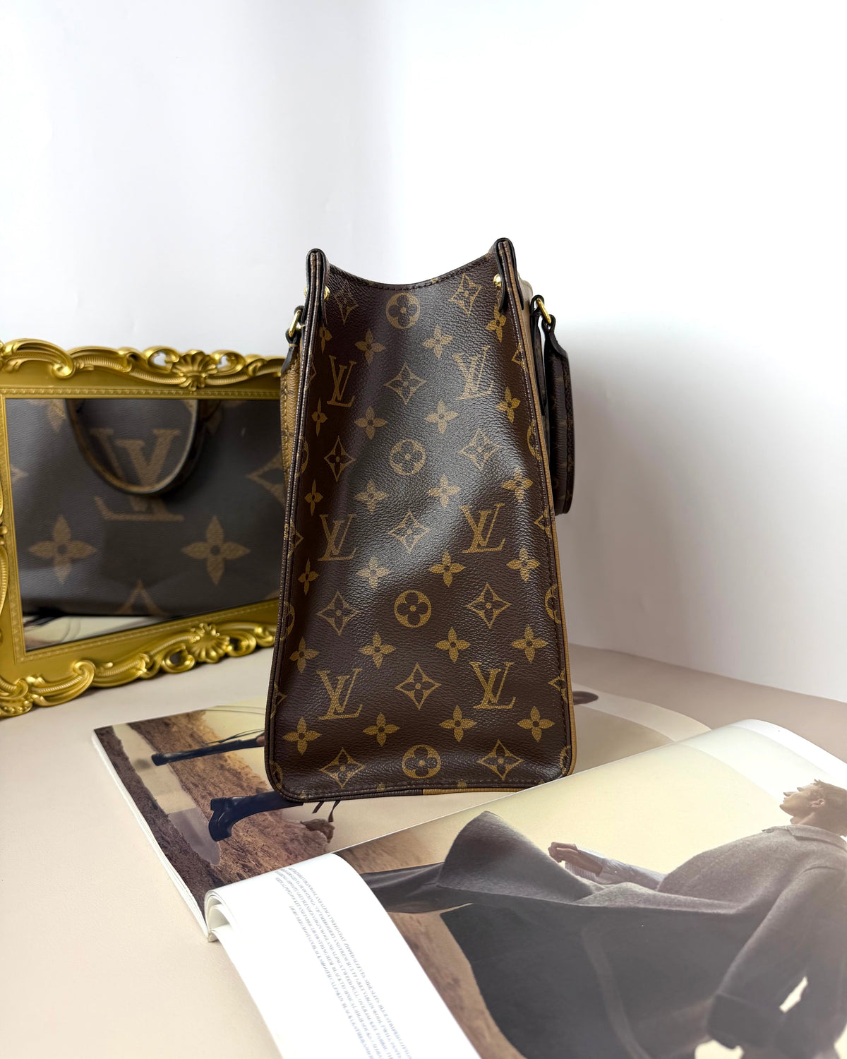 Louis Vuitton OnTheGo MM Bag - Monogram Reverse - View 3