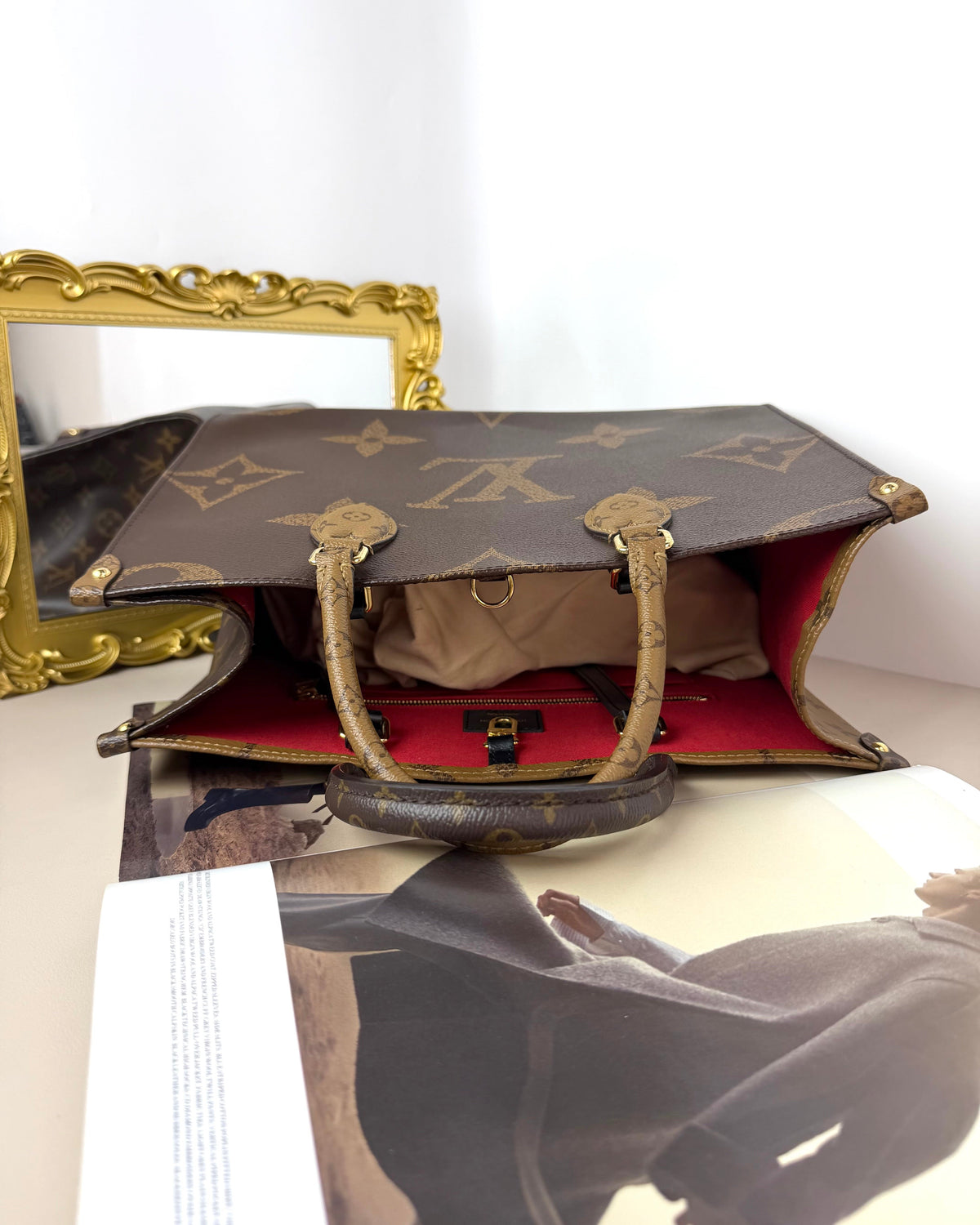 Louis Vuitton OnTheGo MM Bag - Monogram Reverse - View 6