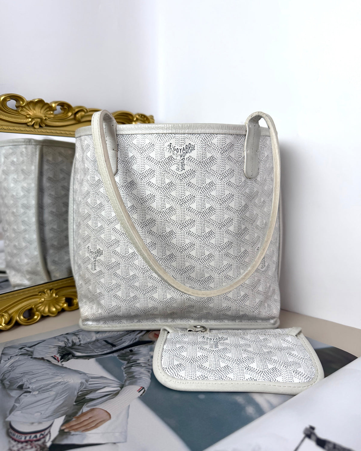 Goyard Anjou Tote Mini - White - View 2