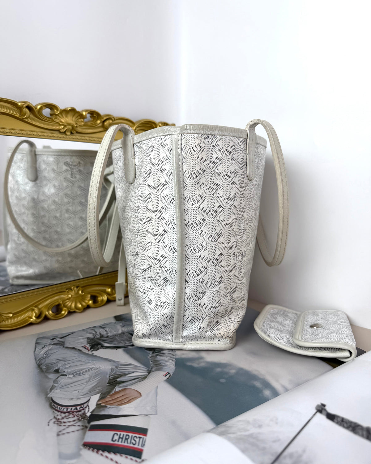 Goyard Anjou Tote Mini - White - View 3