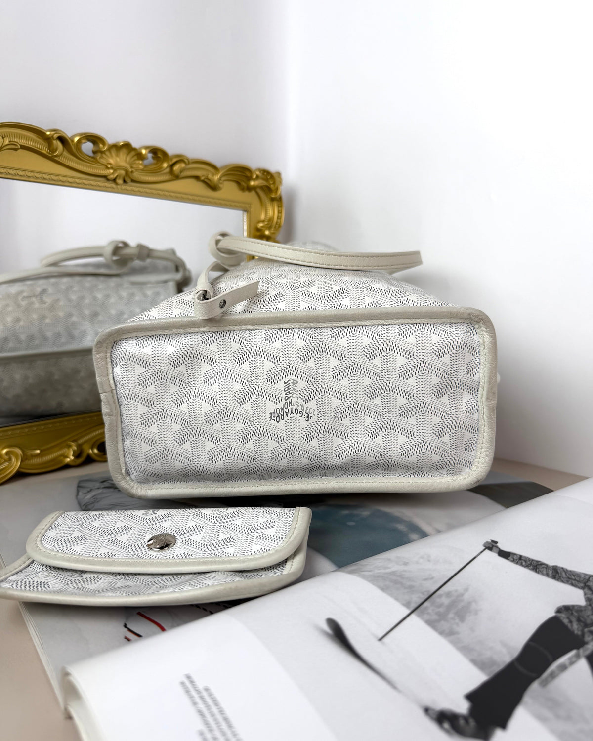 Goyard Anjou Tote Mini - White - View 5