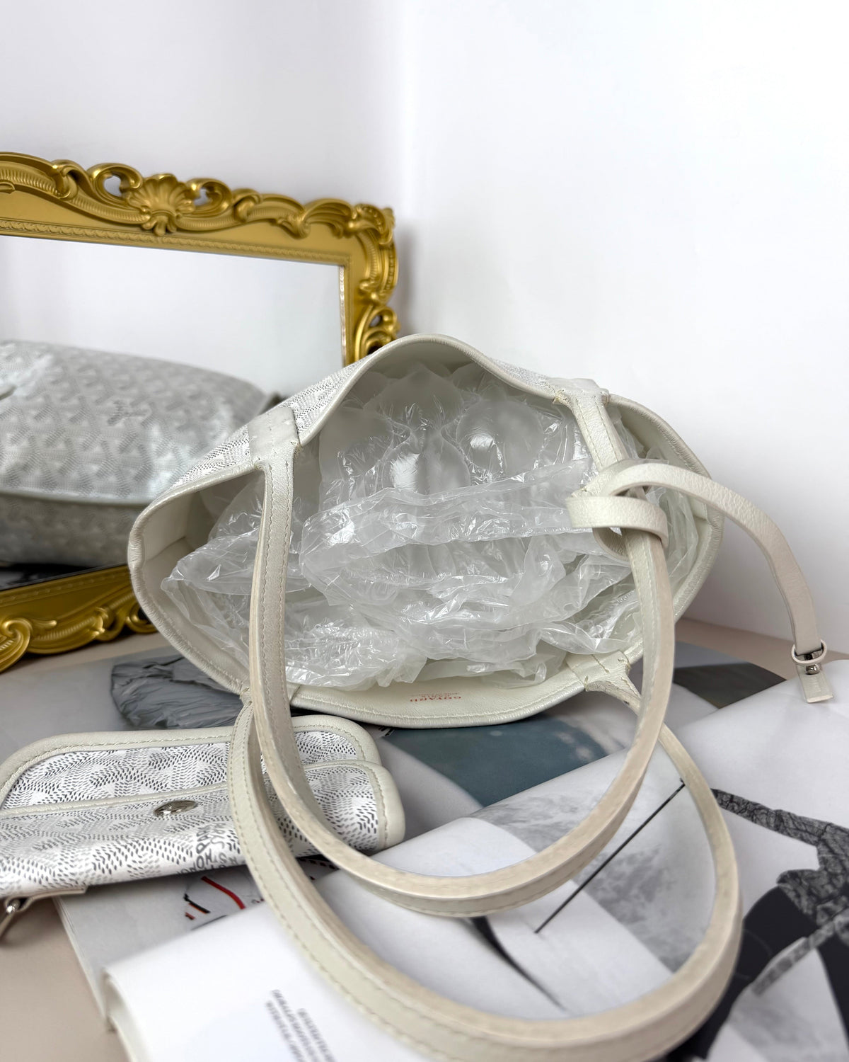 Goyard Anjou Tote Mini - White - View 6