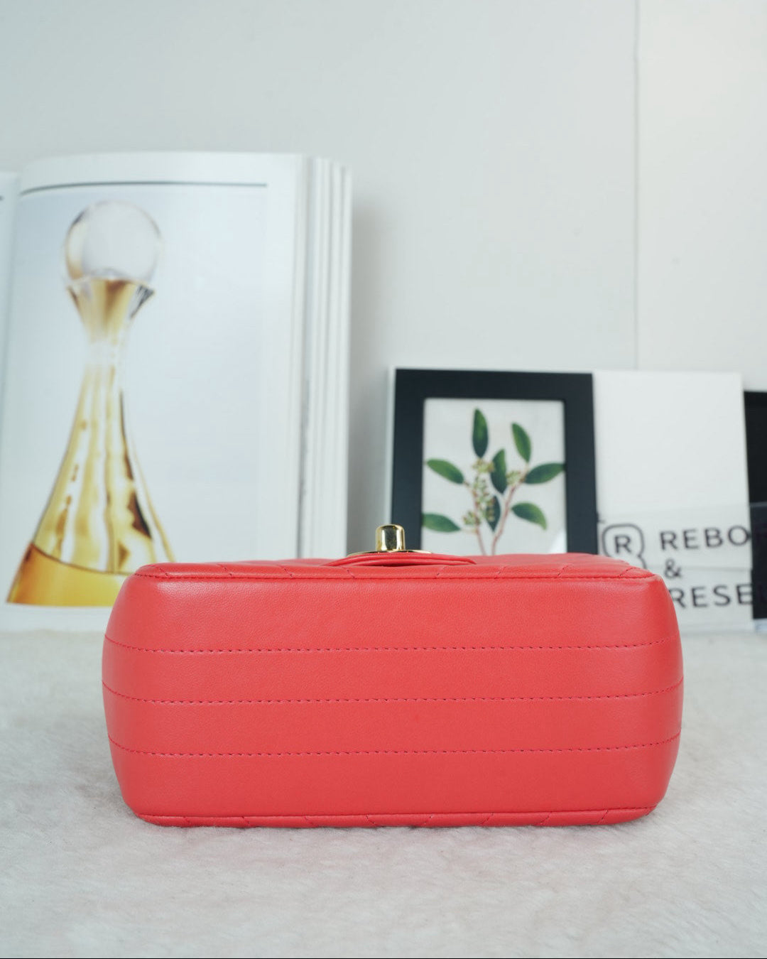 Chanel Mini Flap Bag - Coral Pink - View 5