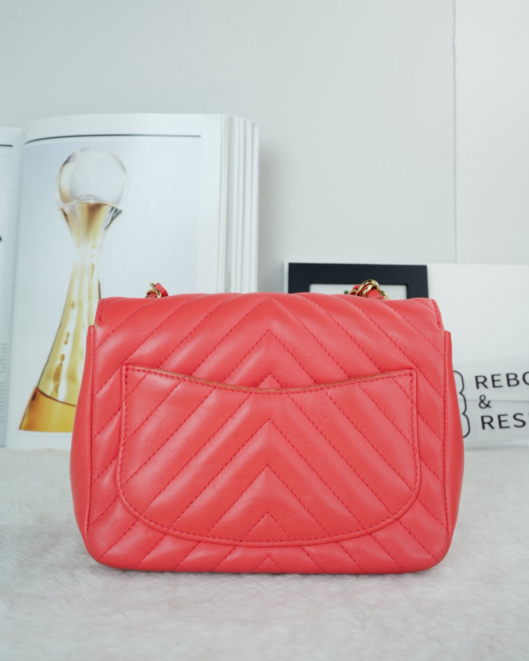 Chanel Mini Flap Bag - Coral Pink - View 2